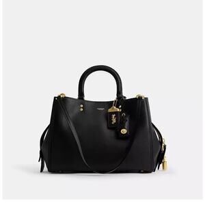 Coach Rogue Bag 31 Shoulder/Crossbody In Leather/Brass/Black CCX23 NWT